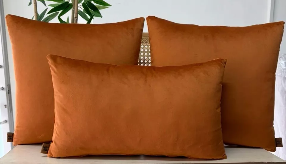 Dekoratif kırlent kılıfı,yüksek kaliteli kadife kumaş,,3’lü set