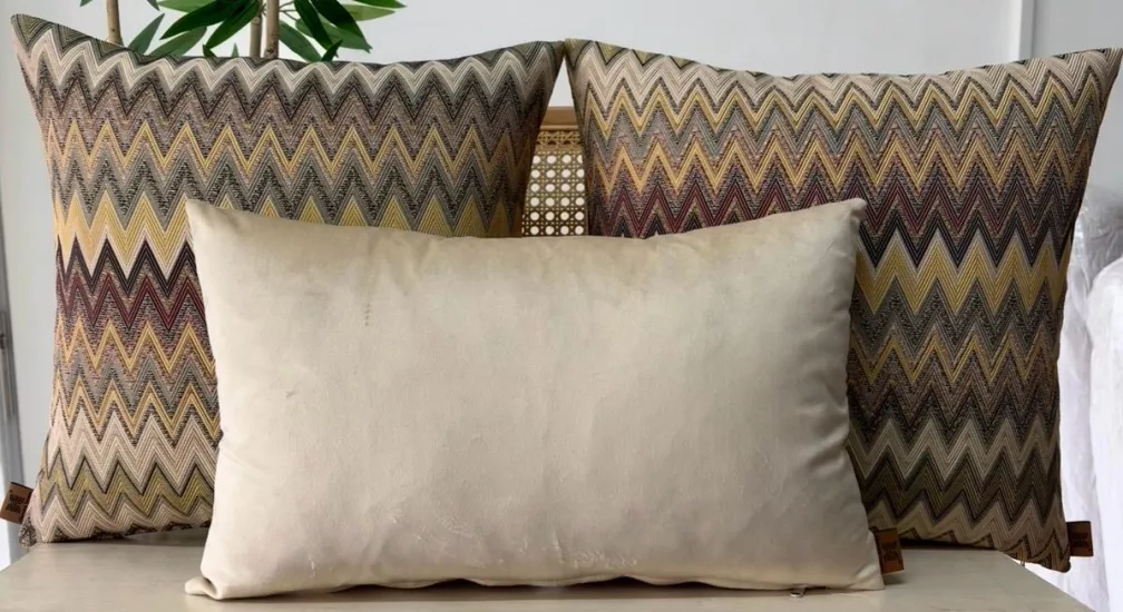 Dekoratif kırlent kılıfı,yüksek kaliteli dokuma kumaş,,3’lü set