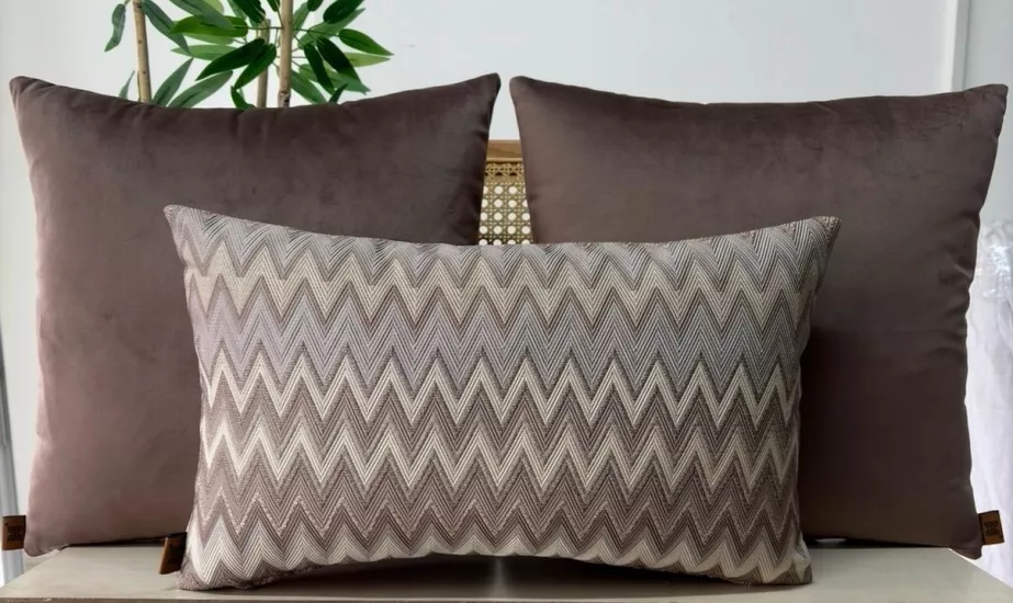 Dekoratif kırlent kılıfı,yüksek kaliteli dokuma kumaş,,3’lü set