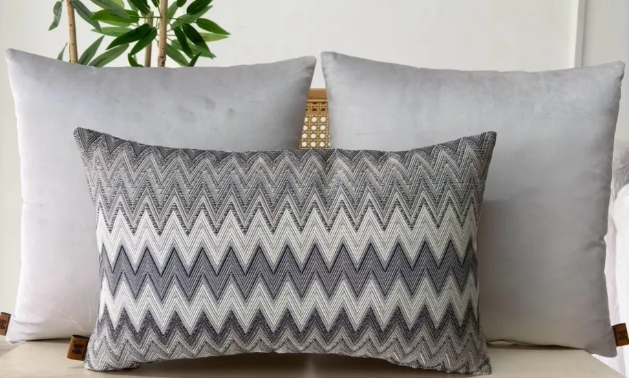 Dekoratif kırlent kılıfı,yüksek kaliteli dokuma kumaş,,3’lü set