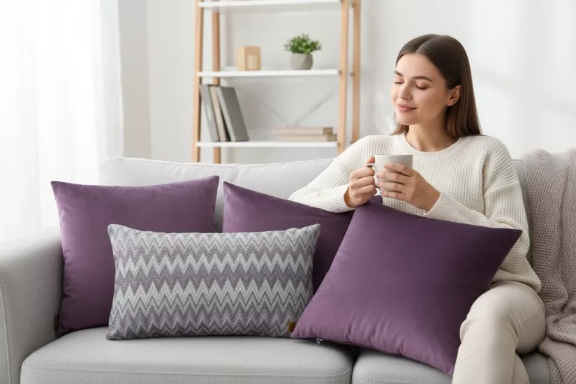 Dekoratif kırlent kılıfı,yüksek kaliteli dokuma kumaş,,3’lü set