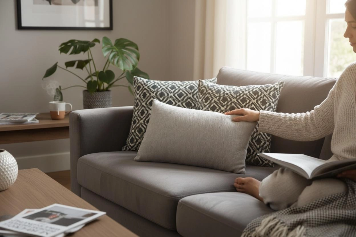 İndoor Outdoor Kırlent,Güneşe Dayanıklı Balkon Bahçe Marin Kırlent Kılıfı 3’lü Set