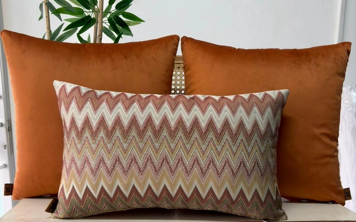 Dekoratif kırlent kılıfı,yüksek kaliteli dokuma kumaş,,3’lü set
